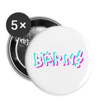 BÄRN Bern - Buttons large 2.2''/56 mm (5-pack) - white - Front