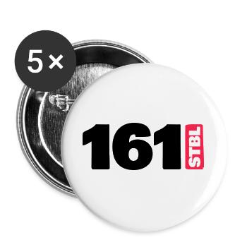 161 - STBL - Buttons groß 56 mm (5er Pack) - Weiß - Vorne