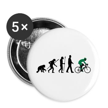 evolution_radfahrer_052012_d_2c - Lot de 5 grands badges (56 mm) - blanc - Devant
