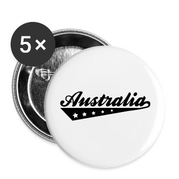 australia__rp1 - Buttons groß 56 mm (5er Pack) - Weiß - Vorne
