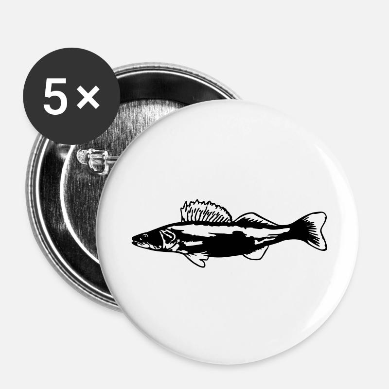 Zander ST - Buttons large 2.2''/56 mm (5-pack) - white