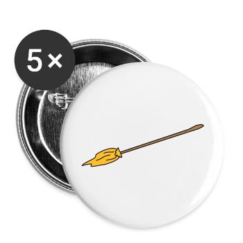 Besom - Buttons large 2.2''/56 mm (5-pack) - white - Front