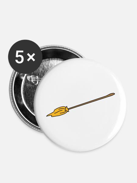Besom - Buttons groß 56 mm (5er Pack) - Weiß