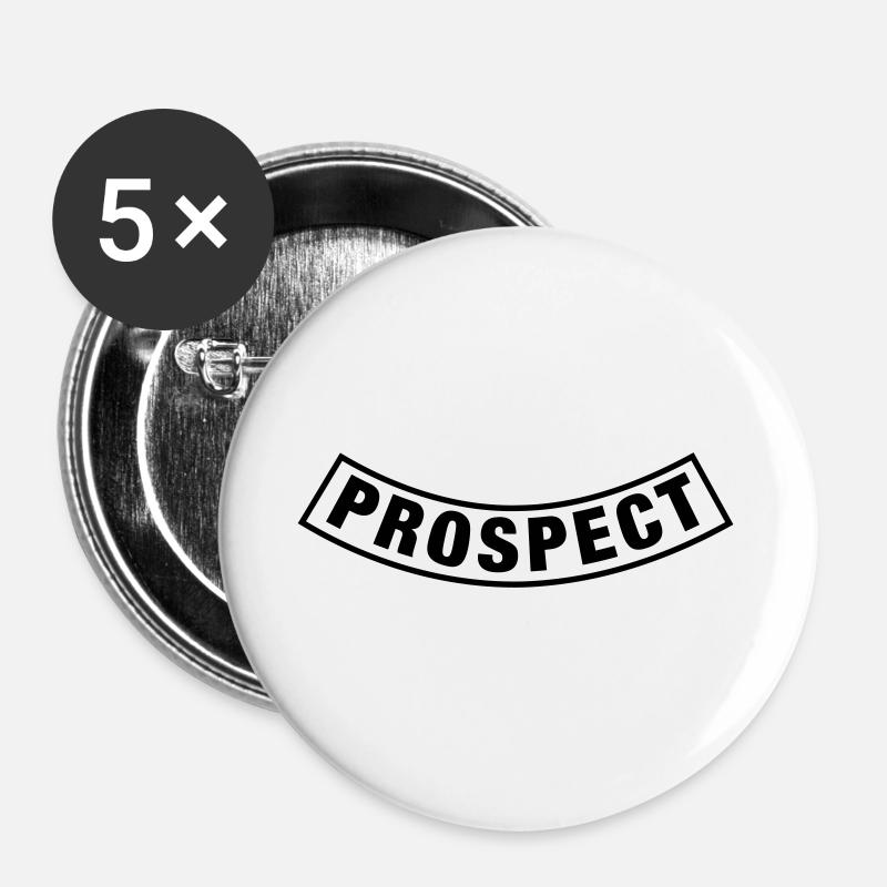 Prospect Batch - Buttons large 2.2''/56 mm (5-pack) - white