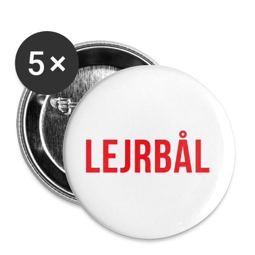 LEJRBÅL - Buttons/Badges stor, 56 mm (5-pack)
