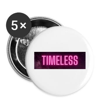 Timeless - Buttons groß 56 mm (5er Pack) - Weiß - Vorne