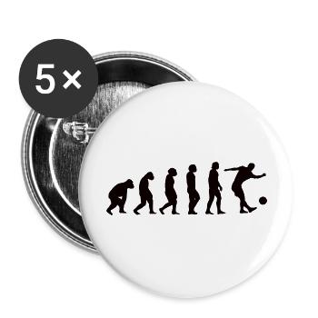 Football Football player Football coach Footballer - Buttons large 2.2''/56 mm (5-pack) - white - Front