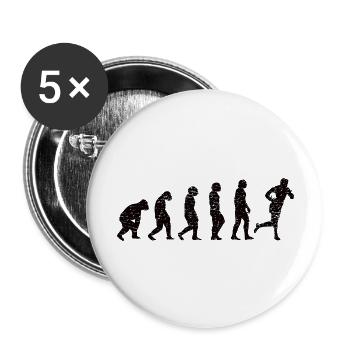 Rugby Gift Rugby Player Rugby Coach Rugby Team - Buttons large 2.2''/56 mm (5-pack) - white - Front