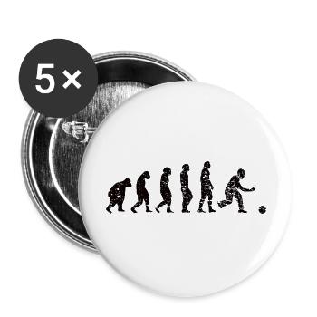 Bowling Bowling Bowling Club Bowling Club Bowler - Lot de 5 grands badges (56 mm) - blanc - Devant