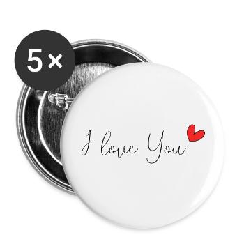 ALLES GUTE ZUM GEBURTSTAG. ALLES GUTE ZUM GEBURTSTAG. JAHRESTAG. - Buttons groß 56 mm (5er Pack) - Weiß - Vorne