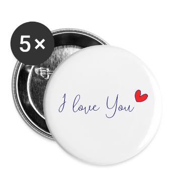 ALLES GUTE ZUM GEBURTSTAG. ALLES GUTE ZUM GEBURTSTAG. JAHRESTAG. - Buttons groß 56 mm (5er Pack) - Weiß - Vorne