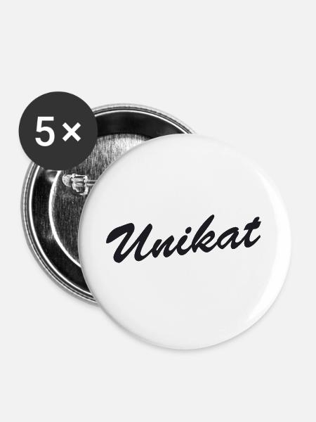 Unikat - Buttons groß 56 mm (5er Pack) - Weiß