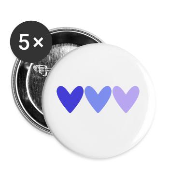PAAR. ICH HABE GERADE GEHEIRATET. Junggesellinnenabschied. VALENTINSTAG. LIEBE. - Buttons groß 56 mm (5er Pack) - Weiß - Vorne