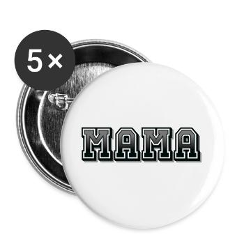 MOM - Buttons large 2.2''/56 mm (5-pack) - white - Front