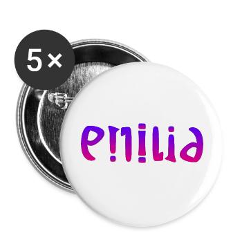 Emilia - Buttons large 2.2''/56 mm (5-pack) - white - Front