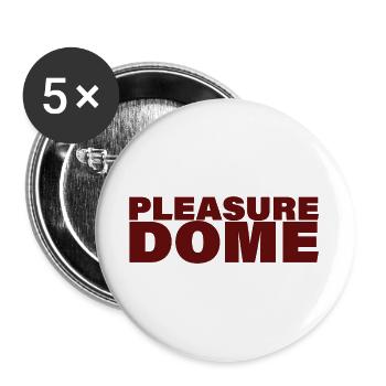 DÔME DE PLAISIR - Lot de 5 grands badges (56 mm) - blanc - Devant