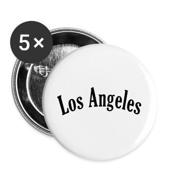 Los Angeles 7 - Lot de 5 grands badges (56 mm) - blanc - Devant