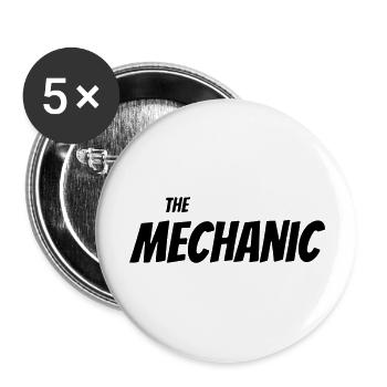 Der Mechaniker - Buttons groß 56 mm (5er Pack) - Weiß - Vorne