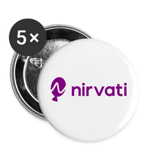 Nirvati Logo - Buttons large 2.2''/56 mm (5-pack)