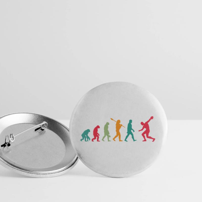 Discus throwing discus thrower Evolution Discus Buttons large 2.2''/56 mm (5-pack)