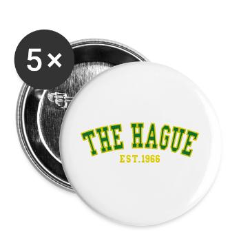 The Hague Est. 1966 - Buttons large 2.2''/56 mm (5-pack) - white - Front