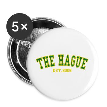 The Hague Est. 2006 - Buttons large 2.2''/56 mm (5-pack) - white - Front