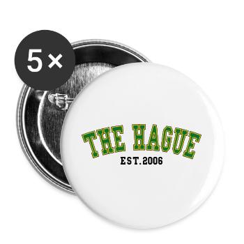 The Hague Est. 2006 - Buttons large 2.2''/56 mm (5-pack) - white - Front