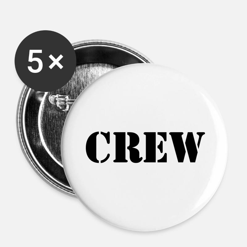 Crew - Buttons large 2.2''/56 mm (5-pack) - white
