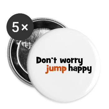 2541614 14062191 jump - Lot de 5 grands badges (56 mm) - blanc - Devant