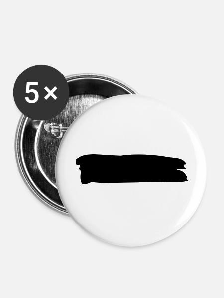 Farbe - Buttons groß 56 mm (5er Pack) - Weiß