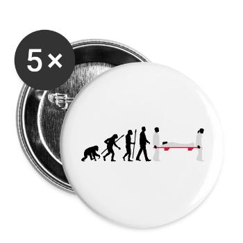 evolution_sanitaeter_09_201602_3c - Buttons groß 56 mm (5er Pack) - Weiß - Vorne