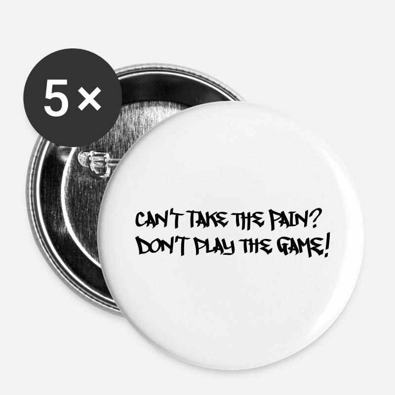 Basketball - Buttons large 2.2''/56 mm (5-pack) - white