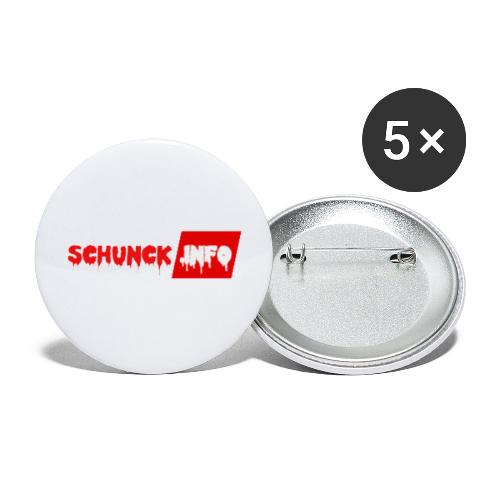 schunck.info - Buttons groß 56 mm (5er Pack)