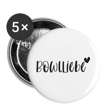 Bowl Foodie Smoothiebowl Bowlliebe Bowl Smoothie - Buttons groß 56 mm (5er Pack) - Weiß - Vorne