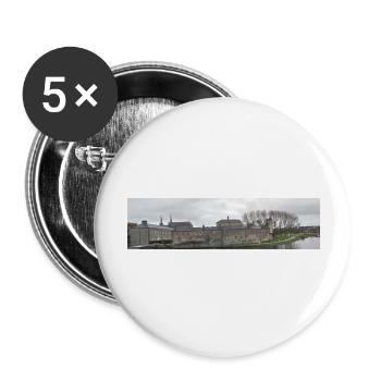 Enniskillen Castle, Ireland. - Buttons large 2.2''/56 mm (5-pack) - white - Front