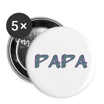 RETIREMENT. HAPPY RETIREMENT. HAPPY RETREAT - Buttons large 2.2''/56 mm (5-pack) - white - Front