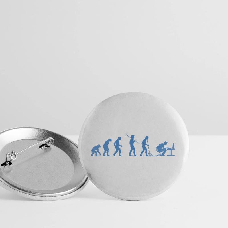 Programmer Evolution Computer Scientist Developer Buttons large 2.2''/56 mm (5-pack)