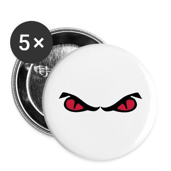 Augen - Buttons groß 56 mm (5er Pack) - Weiß - Vorne