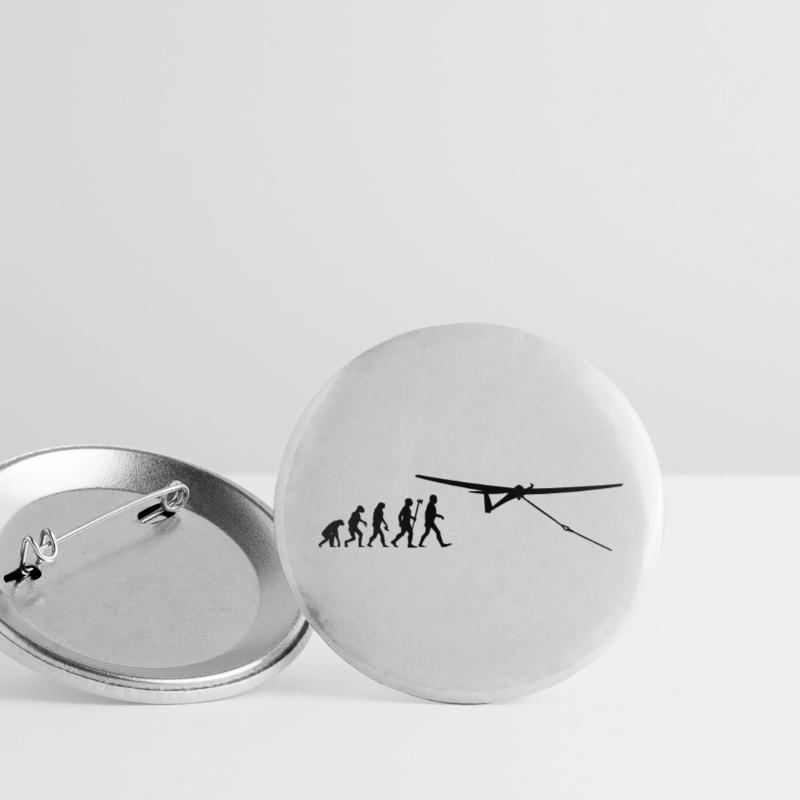 evolution gliding glider pilot Buttons large 2.2''/56 mm (5-pack)