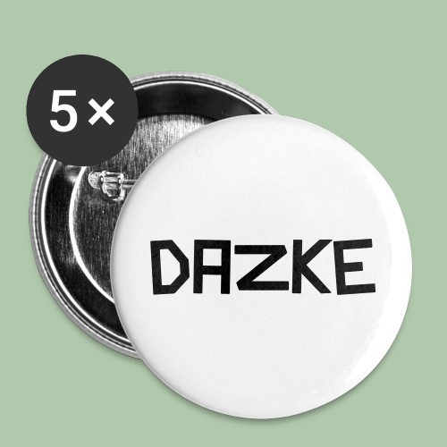dazke_bunt - Buttons groß 56 mm (5er Pack)