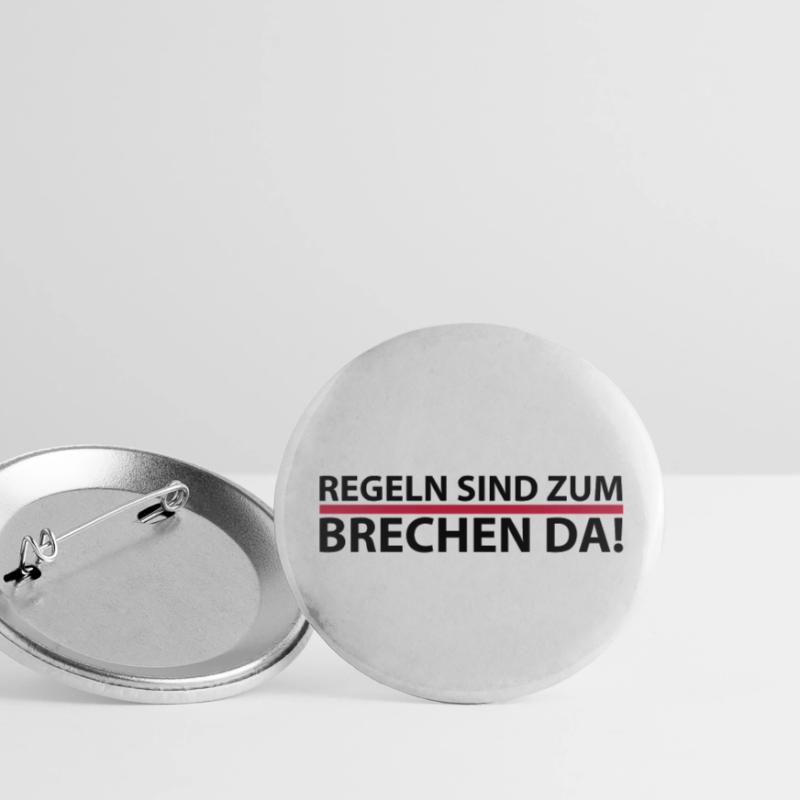 Les règles sont pour briser parce Lot de 5 grands badges (56 mm)