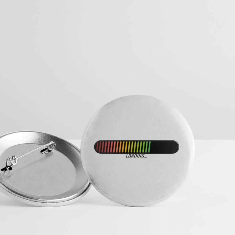 loading bar loading progress drawing l Buttons large 2.2''/56 mm (5-pack)