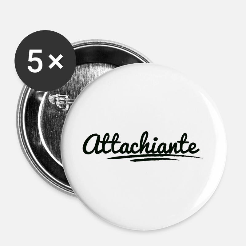 Endearing :) - Buttons large 2.2''/56 mm (5-pack) - white