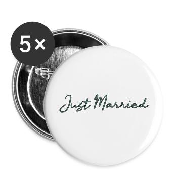 SAINT VALENTINE. bachelorette party. I LOVE YOU. I LOVE YOU. LOVE - Buttons large 2.2''/56 mm (5-pack) - white - Front