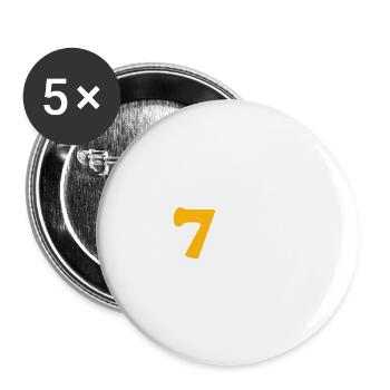 Vintage 1977 Drôle 47 ans Bday Hommes Femmes - Lot de 5 grands badges (56 mm) - blanc - Devant