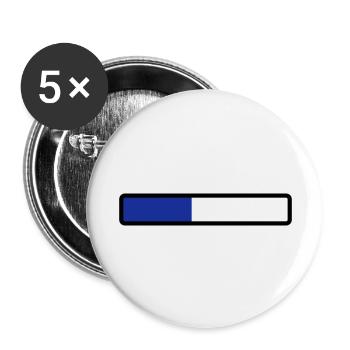 loading - Buttons large 2.2''/56 mm (5-pack) - white - Front