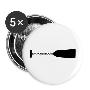 Dragon Boat Paddle Dragon Boat Racing 1c - Lot de 5 grands badges (56 mm) - blanc - Devant