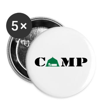camp_2c - Buttons groß 56 mm (5er Pack) - Weiß - Vorne