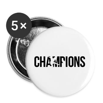 Meister - Buttons groß 56 mm (5er Pack) - Weiß - Vorne