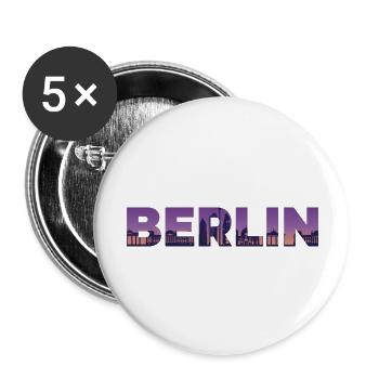 Berlin City Shirt - Buttons large 2.2''/56 mm (5-pack) - white - Front